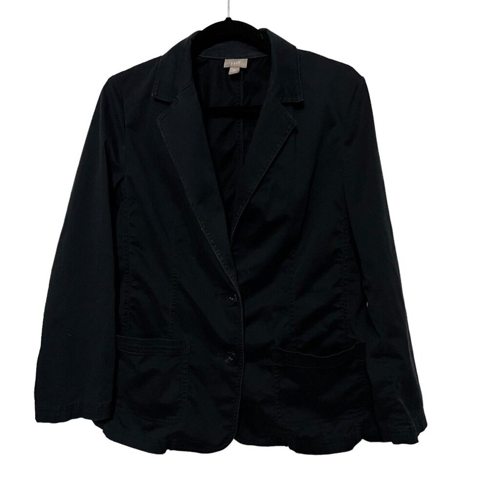 Andre Badi Jacket Size 13/ 36/ M2 Women's Black Wool Light Academia Blazer Coat
